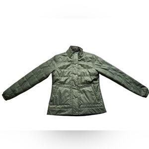 Mountain Khakis Women’s Medium insulated quilted full zip jacket green